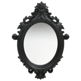 Black castle style wall mirror 56x76 cm by vidaXL, Mirrors - Ref: Foro24-320359, Price: 66,36 €, Discount: %