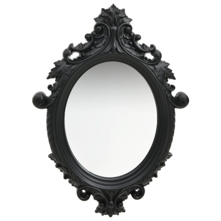 Black castle style wall mirror 56x76 cm by vidaXL, Mirrors - Ref: Foro24-320359, Price: 66,36 €, Discount: %
