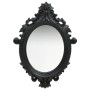 Black castle style wall mirror 56x76 cm by vidaXL, Mirrors - Ref: Foro24-320359, Price: 66,36 €, Discount: %