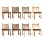 Gartenstühle 8 Einheiten aus Teakholz mit Kissen von , Gartenstühle - Ref: Foro24-3073150, Preis: 900,74 €, Rabatt: %