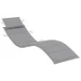 Sun loungers 2 units with table and cushions in solid acacia wood by , Loungers - Ref: Foro24-3077377, Price: 374,95 €, Disco...