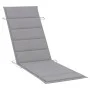 Sun loungers 2 units with table and cushions in solid acacia wood by , Loungers - Ref: Foro24-3077377, Price: 374,95 €, Disco...