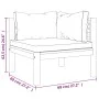 Muebles de jardín 6 pzas cojines crema madera maciza de acacia de , Conjuntos de jardín - Ref: Foro24-3086929, Precio: 698,87...
