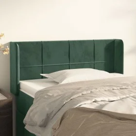 Kopfteil aus dunkelgrünem Samt, 83 x 16 x 78/88 cm von , Kopf- und Fußteile - Ref: Foro24-3118801, Preis: 41,31 €, Rabatt: %