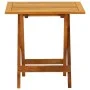 Mesa para terraza bistró madera maciza de acacia 46x46x47 cm de , Mesas de jardín - Ref: Foro24-41435, Precio: 34,30 €, Descu...