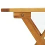 Mesa para terraza bistró madera maciza de acacia 46x46x47 cm de , Mesas de jardín - Ref: Foro24-41435, Precio: 34,30 €, Descu...