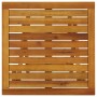Bistro terrace table solid acacia wood 46x46x47 cm by , Garden tables - Ref: Foro24-41435, Price: 39,55 €, Discount: %