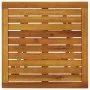 Mesa para terraza bistró madera maciza de acacia 46x46x47 cm de , Mesas de jardín - Ref: Foro24-41435, Precio: 34,30 €, Descu...