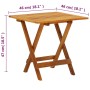 Bistro terrace table solid acacia wood 46x46x47 cm by , Garden tables - Ref: Foro24-41435, Price: 39,55 €, Discount: %