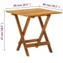 Mesa para terraza bistró madera maciza de acacia 46x46x47 cm de , Mesas de jardín - Ref: Foro24-41435, Precio: 34,30 €, Descu...