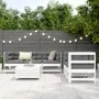 Gartensitzgruppe 6-teilig Massivholz Kiefer Weiß von , Gartensets - Ref: Foro24-3250805, Preis: 389,66 €, Rabatt: %