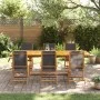 Garten-Esszimmer-Set, 7-teilig, Massivholz Akazie und Textilene von , Gartensets - Ref: Foro24-3279264, Preis: 801,23 €, Raba...