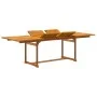 Garten-Esszimmer-Set, 7-teilig, Massivholz Akazie und Textilene von , Gartensets - Ref: Foro24-3279264, Preis: 801,23 €, Raba...