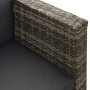 4-teiliges Gartensofa-Set mit grauen Polstern aus synthetischem Rattan. von , Gartensets - Ref: Foro24-313138, Preis: 509,83 ...