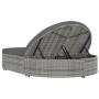 Liegestuhl für 2 Personen mit grauen Kissen aus synthetischem Rattan. von , Liegen - Ref: Foro24-318161, Preis: 416,51 €, Rab...