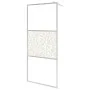 ESG glass accessible shower screen stone design 80x195 cm by vidaXL, Shower walls and screens - Ref: Foro24-146650, Price: 15...