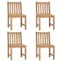 Garden chairs 4 units solid teak wood with cushions by , Garden chairs - Ref: Foro24-3073094, Price: 459,00 €, Discount: %