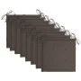 Garden chairs with cushions 8 pcs solid gray acacia wood by , Garden chairs - Ref: Foro24-3078230, Price: 556,52 €, Discount: %