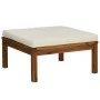 Muebles de jardín 8 pzas cojines crema madera maciza de acacia de , Conjuntos de jardín - Ref: Foro24-3086940, Precio: 1,00 €...