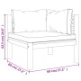 Muebles de jardín 8 pzas cojines crema madera maciza de acacia de , Conjuntos de jardín - Ref: Foro24-3086940, Precio: 1,00 €...