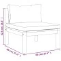 Muebles de jardín 8 pzas cojines crema madera maciza de acacia de , Conjuntos de jardín - Ref: Foro24-3086940, Precio: 1,00 €...