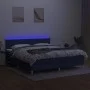 Boxspringbett mit Matratze und LED-Cremestoff 160x200 cm von , Betten und Lattenroste - Ref: Foro24-3133890, Preis: 493,68 €,...