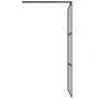 Duschwand mit ESG-Glas und schwarzer Aluminiumablage 80x195 cm von , Duschwände und Duschwände - Ref: Foro24-3185454, Preis: ...