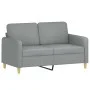 Sofa set with cushions 3 pieces light gray fabric by , Sofas - Ref: Foro24-3202110, Price: 510,51 €, Discount: %