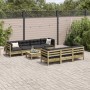 8-teiliges Gartensofa-Set mit Kissen aus imprägniertem Kiefernholz von , Gartensets - Ref: Foro24-3299330, Preis: 683,69 €, R...