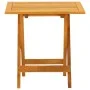 Garden chair with footrest and solid acacia wood table by , Loungers - Ref: Foro24-3120440, Price: 250,72 €, Discount: %