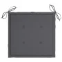 Sillas de jardín con cojines 4 uds madera maciza de acacia gris de , Sillas de jardín - Ref: Foro24-3061222, Precio: 279,35 €...