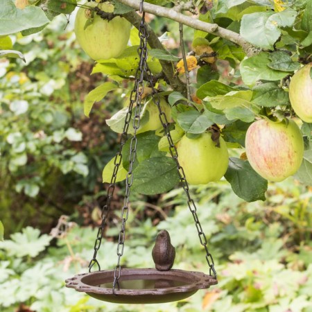 HI Brown Hanging Birdbath 20.5 cm by HI, Birdbaths - Ref: Foro24-435239, Price: 18,13 €, Discount: %
