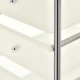 Portable storage cart with 4 white plastic drawers by vidaXL, Cargo forklifts - Ref: Foro24-320399, Price: 55,43 €, Discount: %