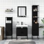 4-teiliges Badezimmermöbelset aus schwarzem Holzwerkstoff von , Badezimmermöbel - Ref: Foro24-3214354, Preis: 217,33 €, Rabat...