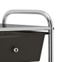 Portable storage cart with 4 black plastic drawers by vidaXL, Cargo forklifts - Ref: Foro24-320398, Price: 56,86 €, Discount: %