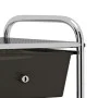 Portable storage cart with 4 black plastic drawers by vidaXL, Cargo forklifts - Ref: Foro24-320398, Price: 56,28 €, Discount: %