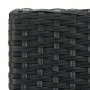 Hohe Gartenhocker mit 4 Stück schwarzen Kunststoff-Rattan-Kissen von , Gartenstühle - Ref: Foro24-316670, Preis: 319,85 €, Ra...