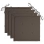 Garden chairs with cushions 4 units solid acacia wood by , Garden chairs - Ref: Foro24-3061184, Price: 328,56 €, Discount: %