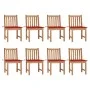 Gartenstühle 8 Einheiten aus Teakholz mit Kissen von , Gartenstühle - Ref: Foro24-3073148, Preis: 912,64 €, Rabatt: %