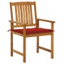Gartenstühle und Kissen 8 Stück aus massivem Akazienholz von , Gartenstühle - Ref: Foro24-3078172, Preis: 662,84 €, Rabatt: %