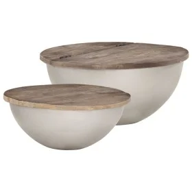 Couchtisch-Set, 2-teilig, Schüsselform, Massivholz, Mango von , Couchtisch - Ref: Foro24-286561, Preis: 237,90 €, Rabatt: %