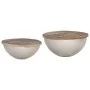 Coffee table set 2 pcs bowl shape solid wood mango by , Coffee table - Ref: Foro24-286561, Price: 237,90 €, Discount: %