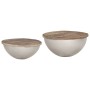 Couchtisch-Set, 2-teilig, Schüsselform, Massivholz, Mango von , Couchtisch - Ref: Foro24-286561, Preis: 241,73 €, Rabatt: %