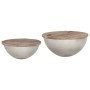 Couchtisch-Set, 2-teilig, Schüsselform, Massivholz, Mango von , Couchtisch - Ref: Foro24-286561, Preis: 241,73 €, Rabatt: %