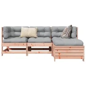 Garden sofa set 4 pieces solid Douglas fir wood by , Garden sets - Ref: Foro24-3250786, Price: 250,54 €, Discount: %