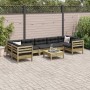 8-teiliges Gartensofa-Set mit Kissen aus imprägniertem Kiefernholz von , Gartensets - Ref: Foro24-3299341, Preis: 683,69 €, R...