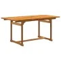 Garden dining set 5 pieces solid acacia wood and textilene by , Garden sets - Ref: Foro24-3279268, Price: 534,20 €, Discount: %