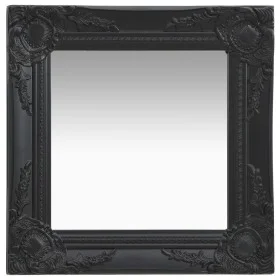 Black baroque style wall mirror 40x40 cm by vidaXL, Mirrors - Ref: Foro24-320307, Price: 36,78 €, Discount: %
