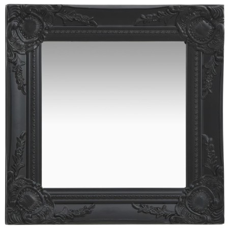 Black baroque style wall mirror 40x40 cm by vidaXL, Mirrors - Ref: Foro24-320307, Price: 37,52 €, Discount: %