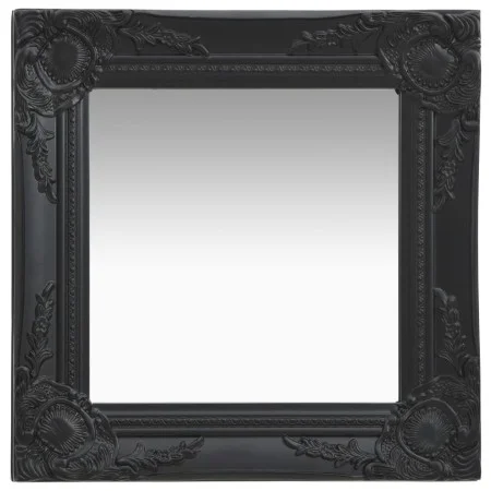 Black baroque style wall mirror 40x40 cm by vidaXL, Mirrors - Ref: Foro24-320307, Price: 36,78 €, Discount: %